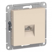 Розетка компьютерная RJ45 кат 5Е SE AtlasDesign, бежевый