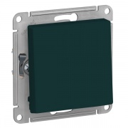 Кнопка  10А SE AtlasDesign, изумруд