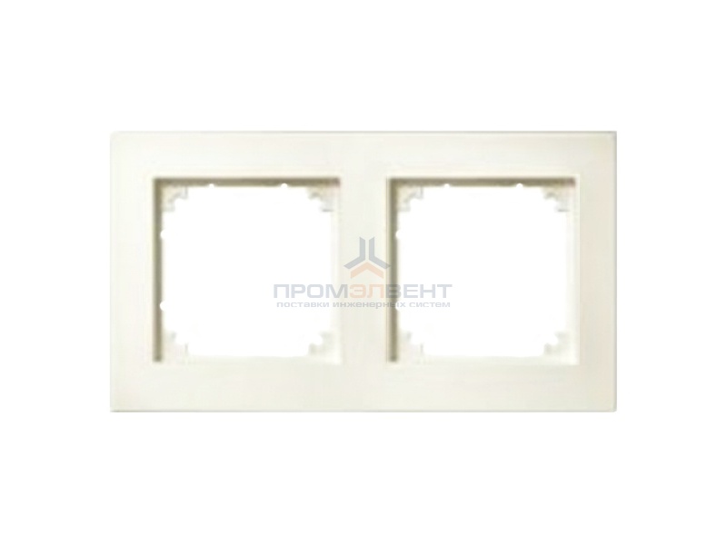 Рамка Merten M-PLAN 2 поста Белый (System M)