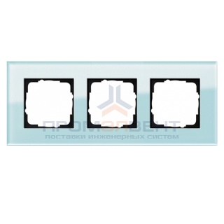 Рамка 3-ая Gira Esprit Салатовое стекло