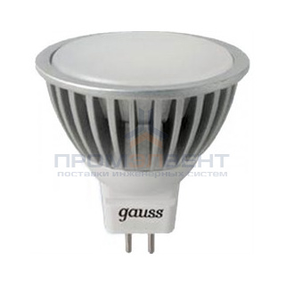 Лампа Gauss LED MR16 GU10-dim 5W SMD AC220-240V 2700K диммируемая