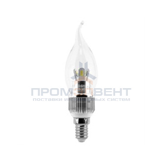 Лампа Gauss LED Candle Tailed Crystal clear 5W E27 4100K диммируемая 1/10/100