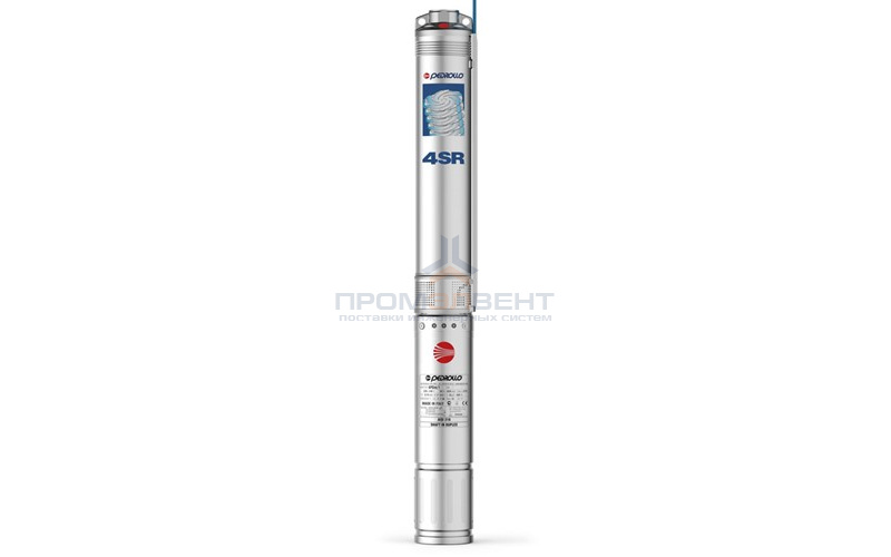 Насос скважинный Pedrollo 4SR 1.5m/8-PD - 0,37 кВт (1x230 В, Qmax 45 л/мин, Hmax 48м, кабель 1,7м)