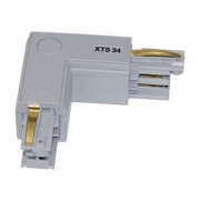 XTS-34-1 Угол левый к шинопроводу Nordic алюминий