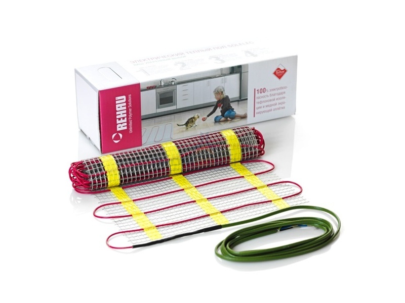 Нагревательный двужильный мат REHAU SOLELEC TM-V 160  240W (0,5х3м) 1,5m2