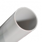 Труба ПВХ жёсткая гладкая д.63мм, тяжёлая, цвет серый [2м/шт, уп.10м]