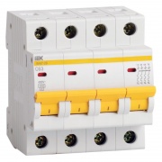 Автоматический выключатель ВА47-29 4Р 16А 4,5кА характеристика С ИЭК (автомат)
