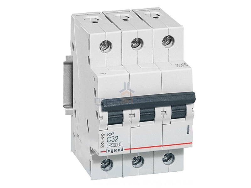 Автоматический выключатель Legrand RX3 3П 32A 4,5кА C (автомат)