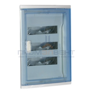 Щит Legrand Nedbox в нишу на 36 (+6) модулей с шинами N+PE с прозрачной дверью